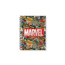 [39941] CUADERNO 16X21 ESPIRAL TAPA DURA 80HJS MARVEL