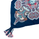 [17410] CHALINA BULGAROS CON BORLAS 130X130CM