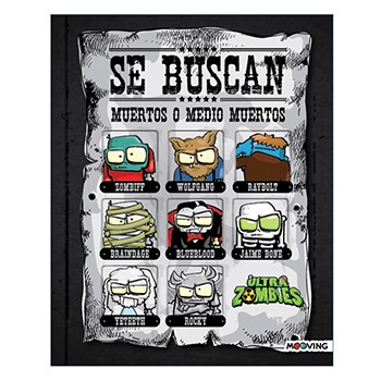 [L21710] CUADERNO 19X24CM TAPA DURA 48 HOJAS COSIDO ULTRA ZOMBIES