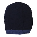 [32430] GORRO FORRADO TEJIDO CON TRAMA
