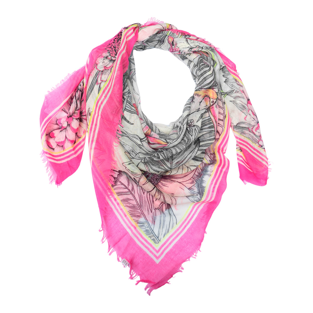 [19585] CHALINA FLORES Y GUARDAS 130X130CM