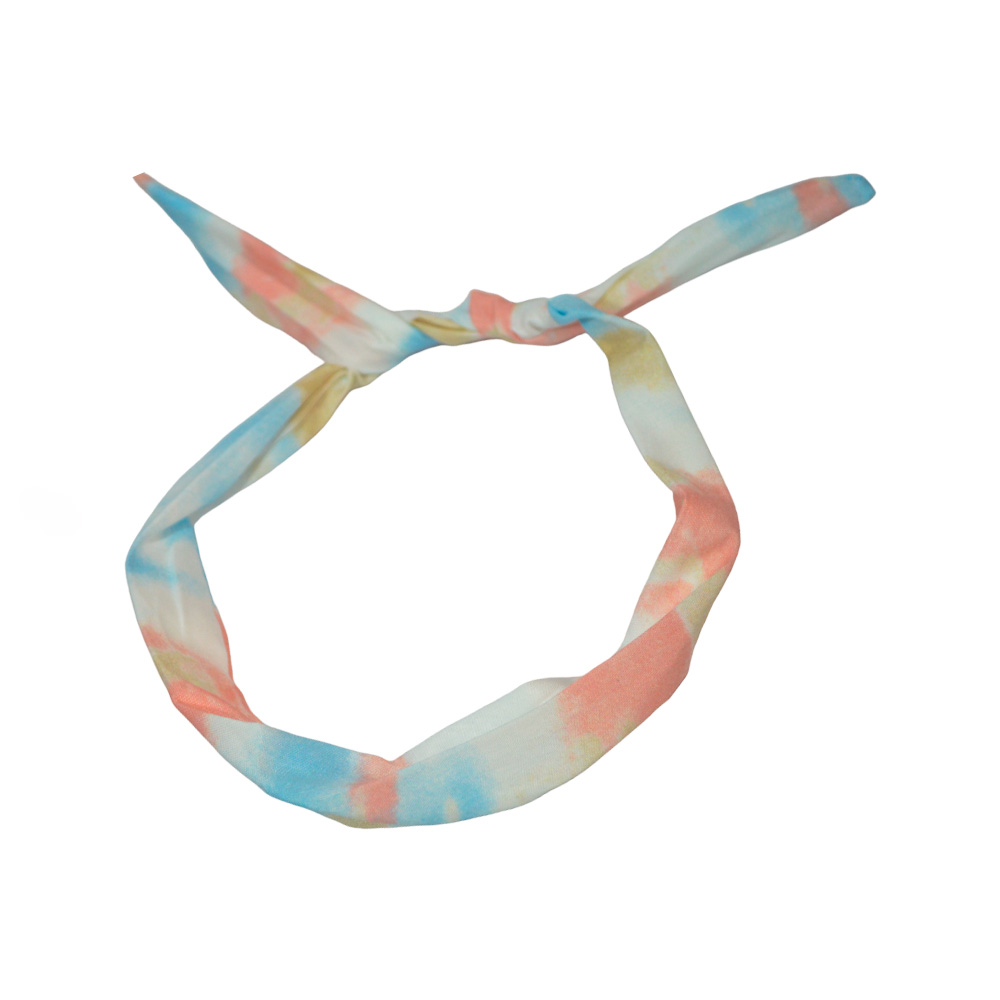 VINCHA PARA ATAR DEGRADE MULTICOLOR