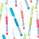 RESALTADOR GLITTER POR 4 COLORES