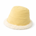 GORRO CON INTERIOR Y BORDE DE PIEL 35X20CM