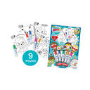 SET LAMINA PARA COLOREAR