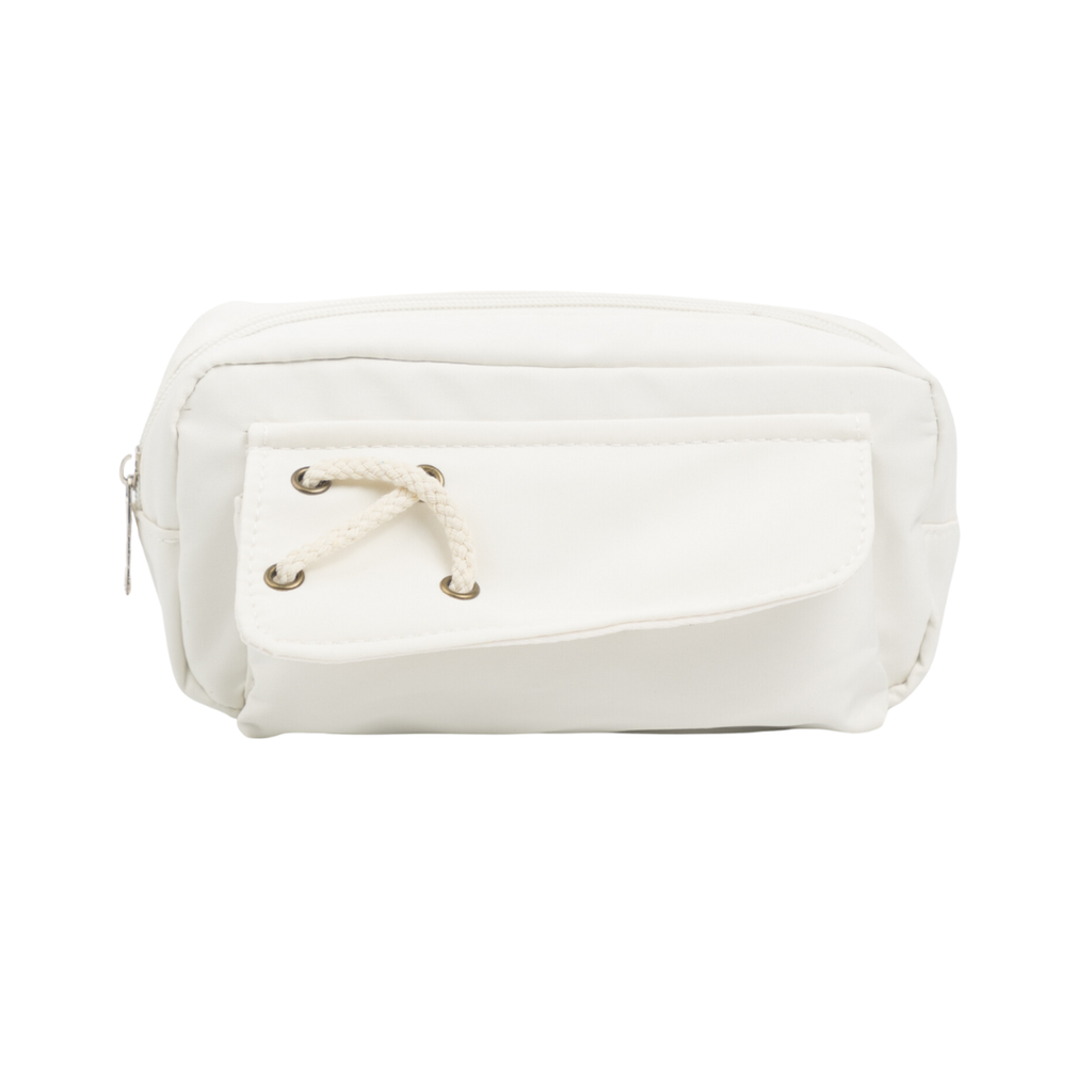 CARTUCHERA CON DETALLE DE CORDON FRONTAL