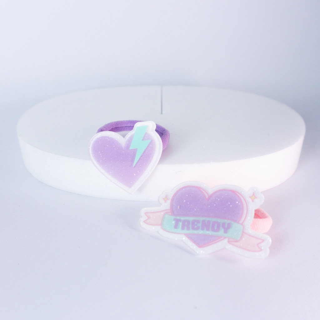 SET X2 COLEROS CON APLIQUE