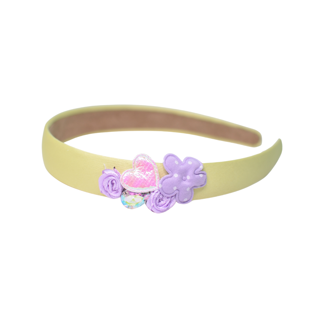 VINCHA CON APLIQUE FLOR