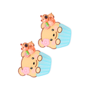 HEBILLA DE OSITO POR 2