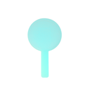 ESPEJO REDONDO COLORES PASTEL