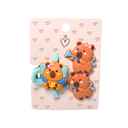 SET PELO BROCHE + COLEROS CAPIBARA