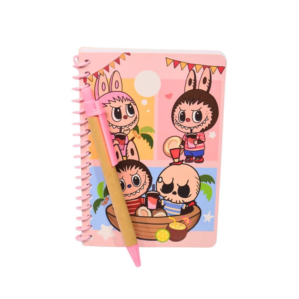 SET CUADERNO Y LAPICERA LABUBU