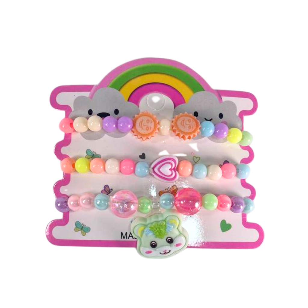 SET INFANTIL DE PULSERAS MOSTACILLAS #35