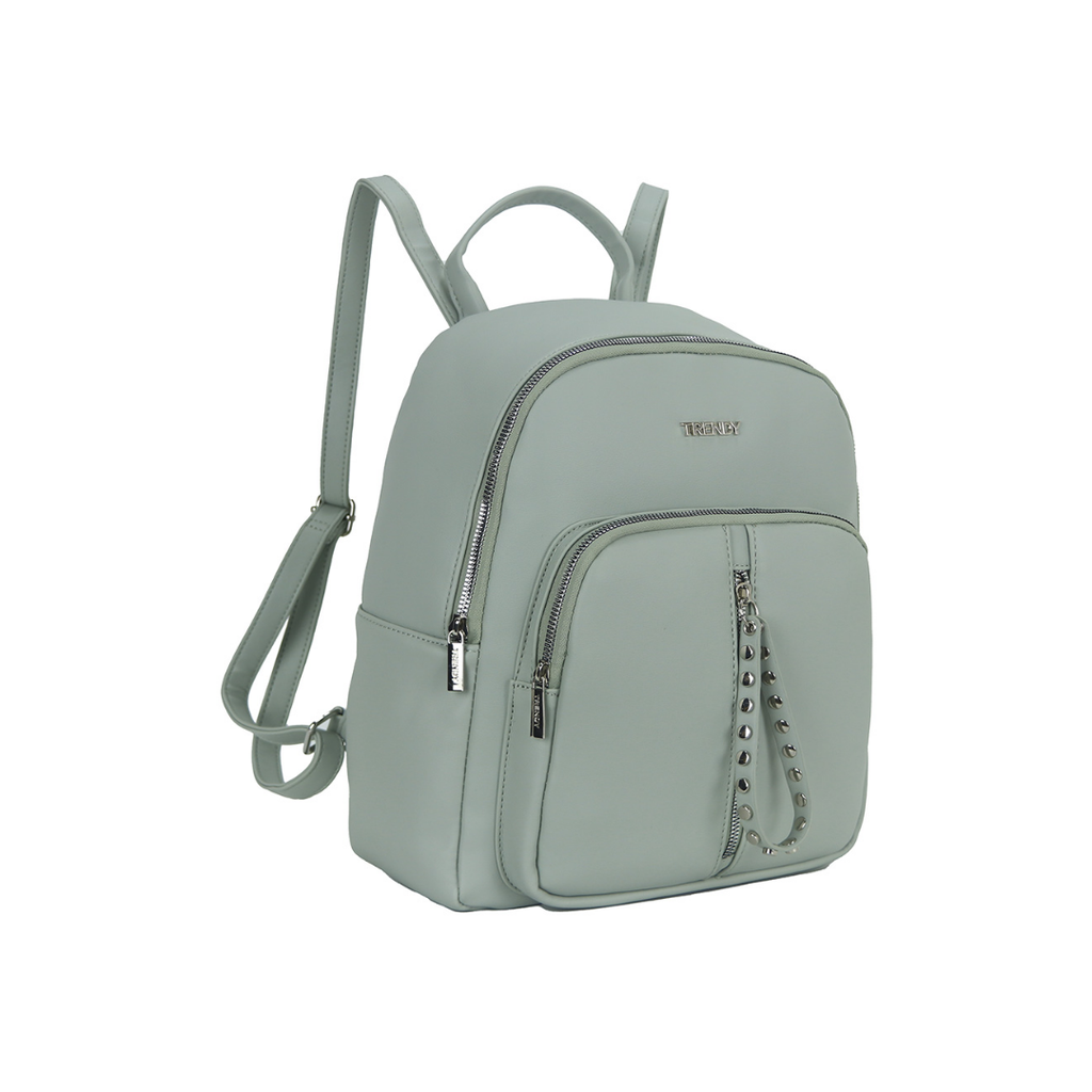 MOCHILA CON LLAVERO CHARM TACHAS TRENDY