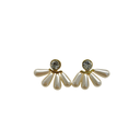 AROS COLGANTE CON GEMAS Y PERLAS