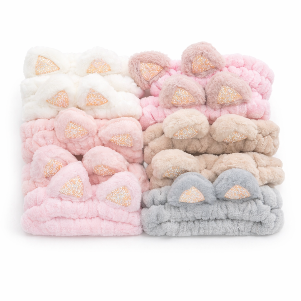 VINCHA DE SKINCARE OREJAS KAWAII