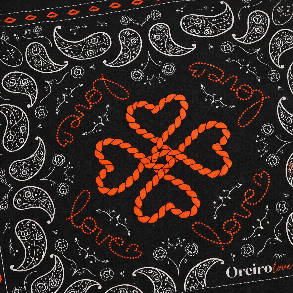 PAÑUELO DE SEDA OREIRO LOVE