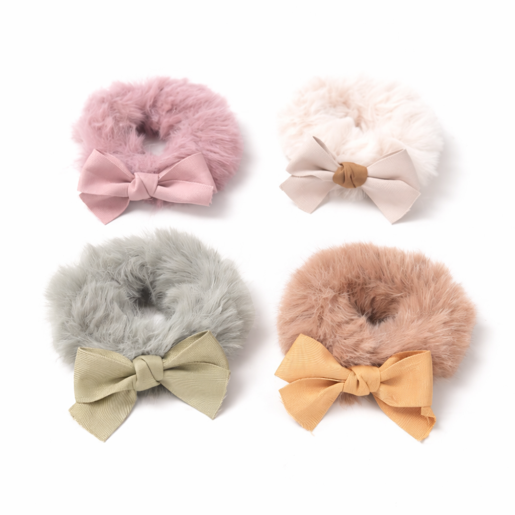 SCRUNCHIE LITTLE ANGEL PELUCHE CON MOÑO