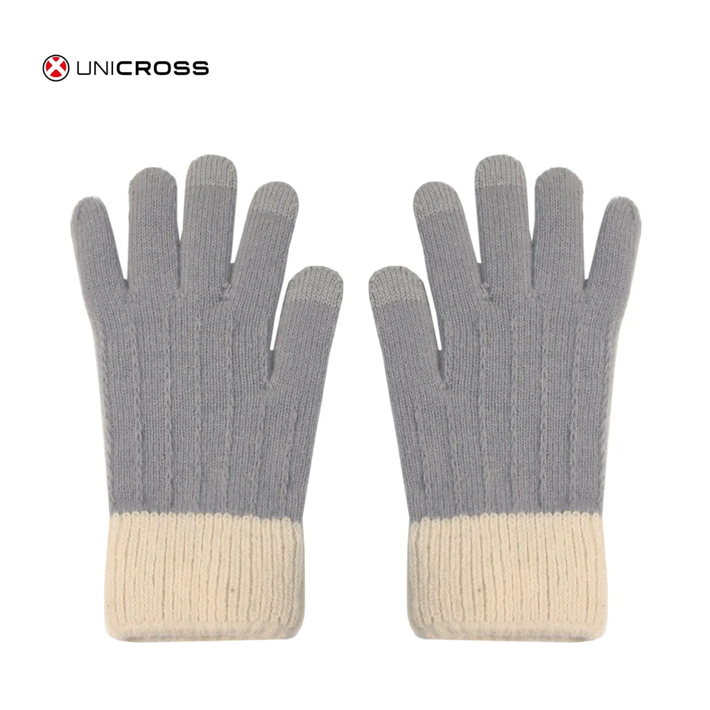 GUANTES LANA BICOLOR UNICROSS