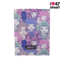 [L1143] CUADERNO 16X21CM TAPA DURA 48 HOJAS COSIDO 47 STREET