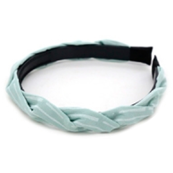 [35110] VINCHA RIGIDA CRUZADA CON LINEAS