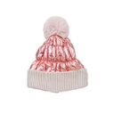 [35984] GORRO MATELASSEADO POM POM INTERIOR DE PIEL