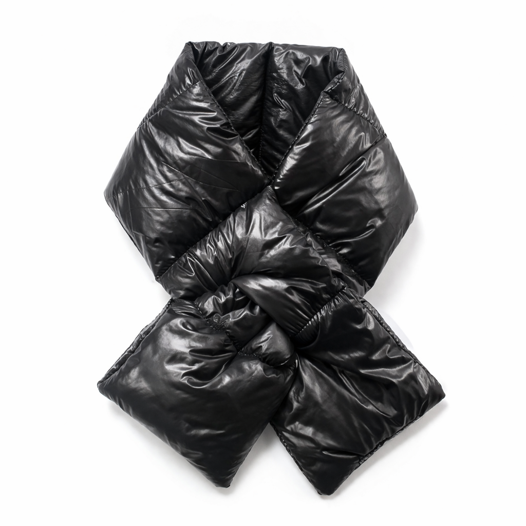 BUFANDA ESTILO PUFFER NEGRA SKORA