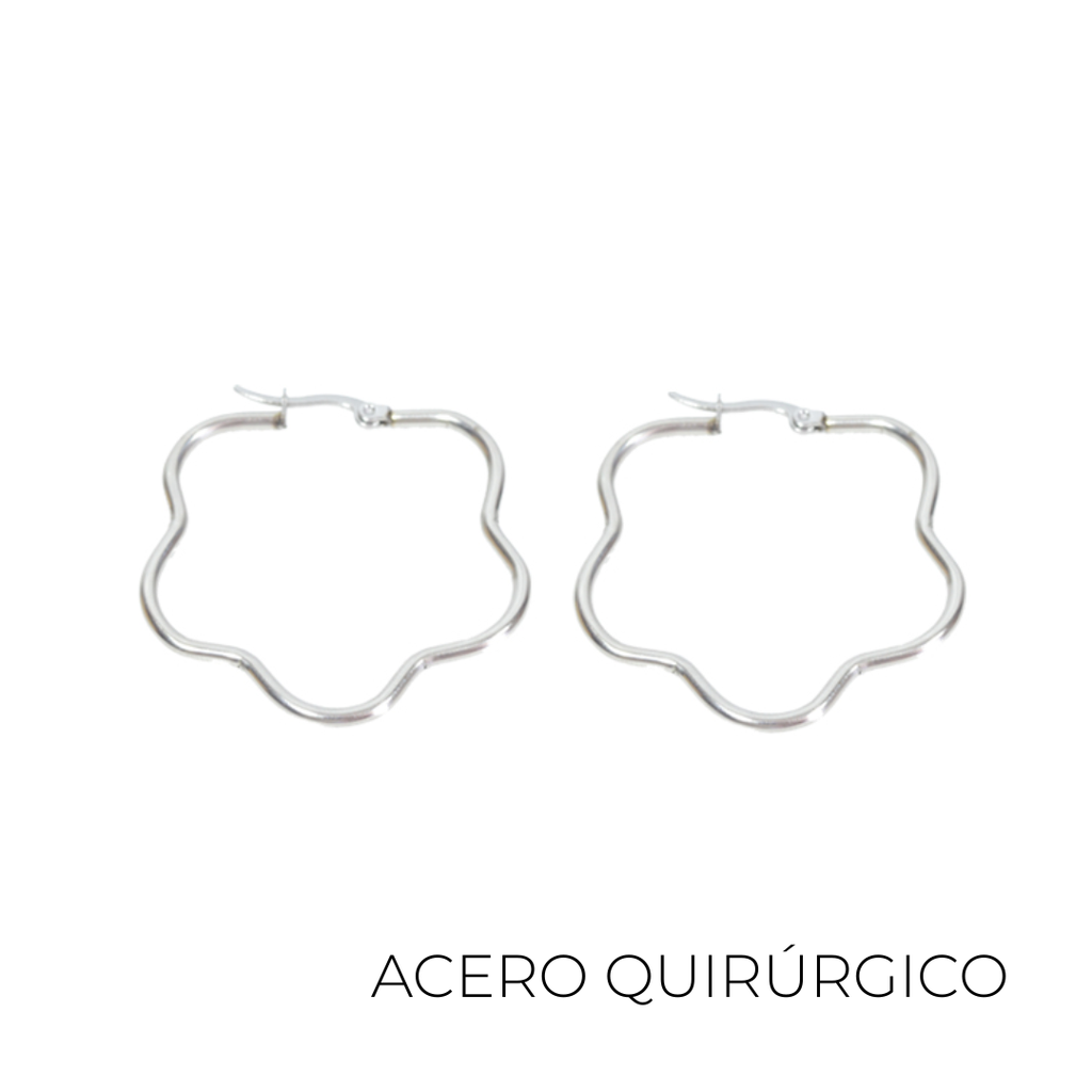 AROS ARGOLLA ACERO QUIRURGICO FLOR