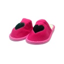 PANTUFLA ALGODON CORAZON 37-38