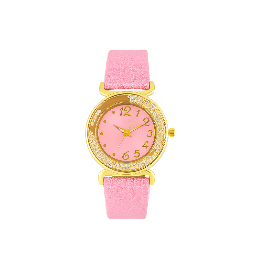 RELOJ MALLA DE STRASS Y GLITTER