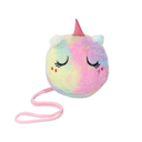 CARTERA PELUCHE  UNICORNIO