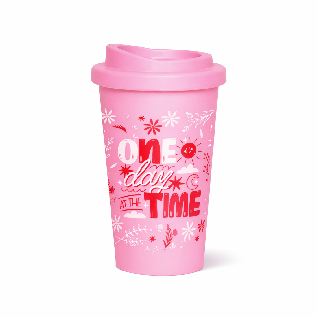 VASO PLASTICO DOBLE CAPA ESTAMPADO