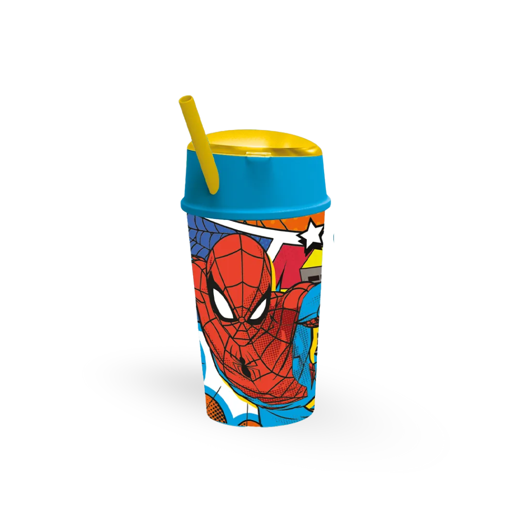 VASO CEREALERO SNACK SPIDERMAN