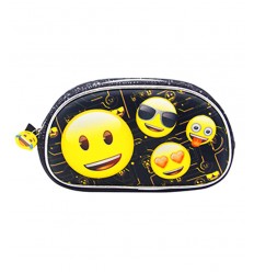 CARTUCHERA OVAL NEOPRENE 3D 1 CIERRE EMOJI