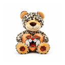 PELUCHE LEOPARDO CON CORAZON TE AMO