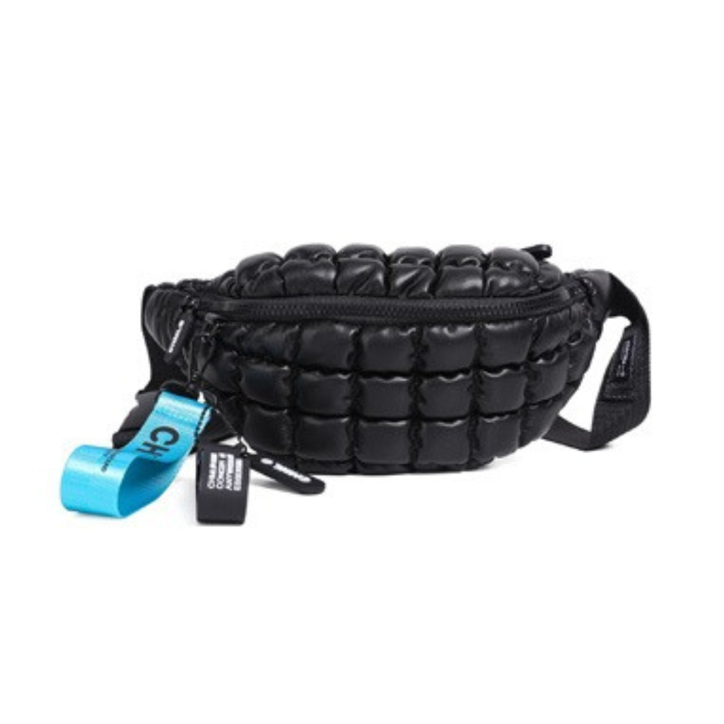 RIÑONERA PUFFER CON LLAVERO CHIMOLA