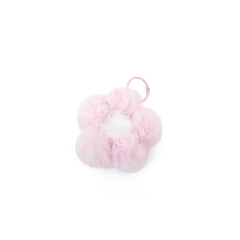 LLAVERO CHARM FLOR DE PELUCHE