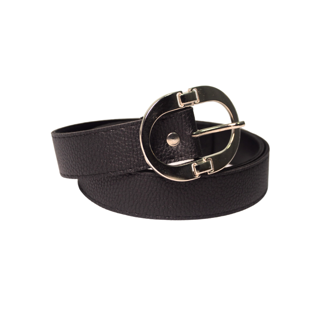 CINTO COLOR LISO HEBILLA OVALADA