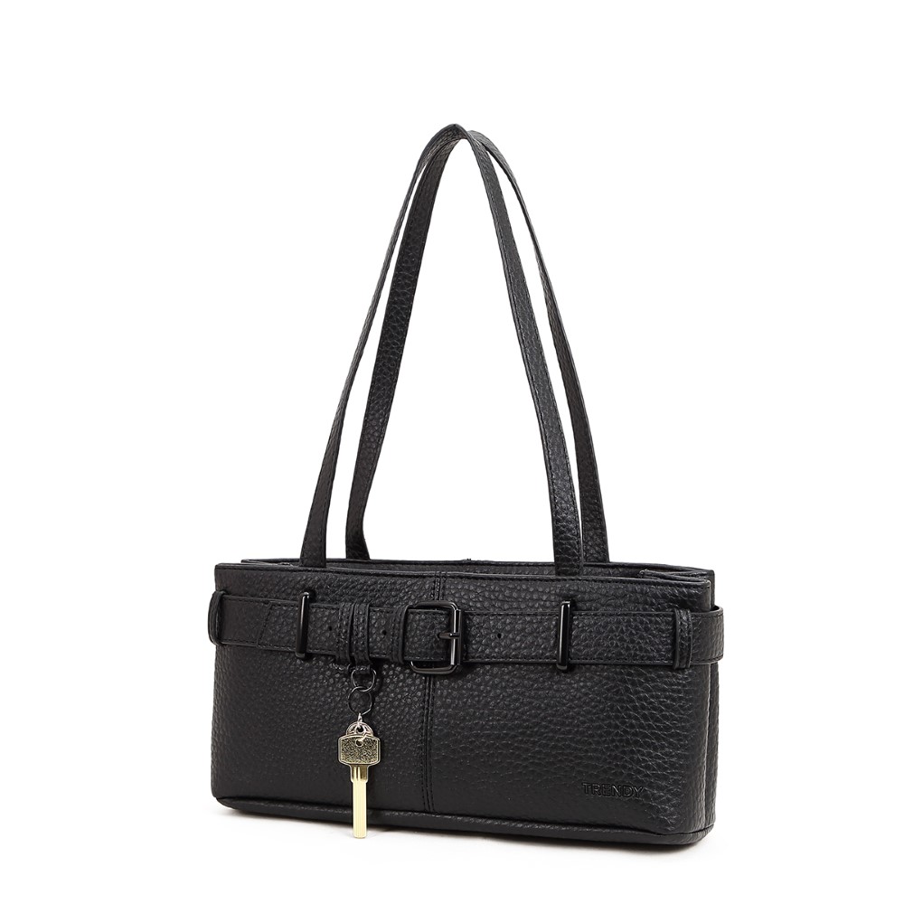 CARTERA RECTANGULAR CON LLAVERO