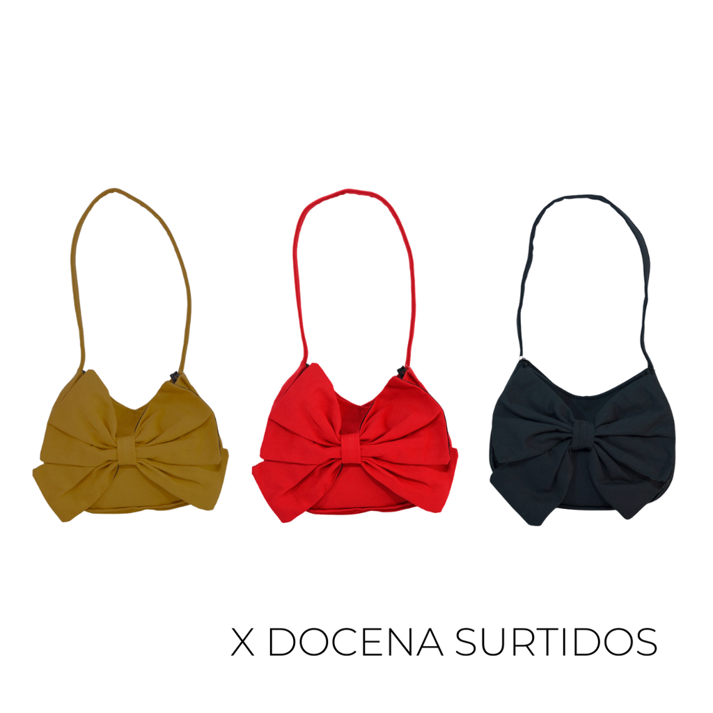 CARTERA MINI BAG MOÑO FRONTAL X12