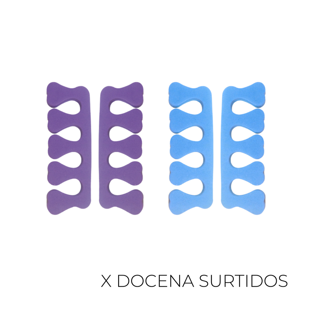 ESPONJA SEPARADORA MANICURA Y PEDICURA X12