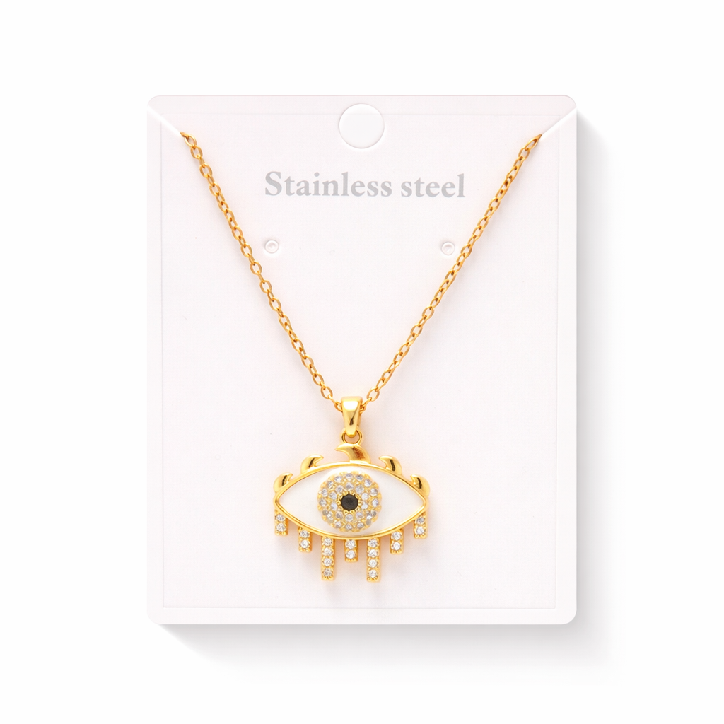 CADENA DIJE OJO ACERO QUIRUGICO