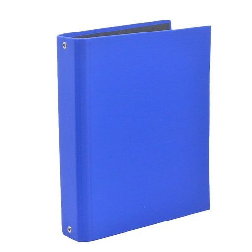 [35263] CARPETA 3 ANILLOS CARTONE LISA AZUL