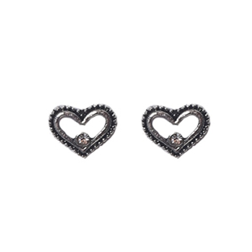 [38429] AROS CORAZON CON STRASS