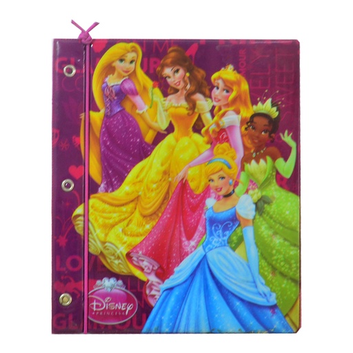 [13641] CARPETA NRO 3 PVC PRINCESAS