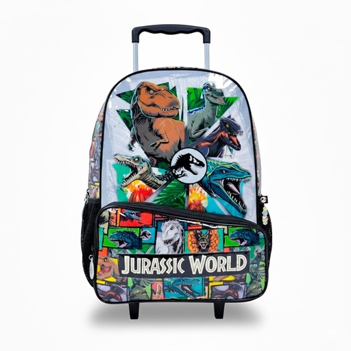 [43023] MOCHILA 18" CARRITO JURASSIC WORD