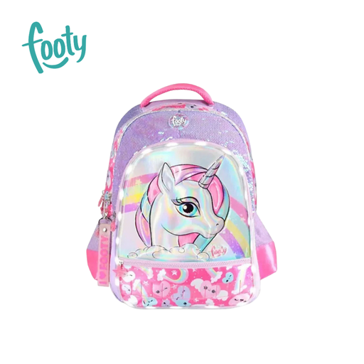 [43376] MOCHILA 18" UNICORNIO LUZ LED FOOTY