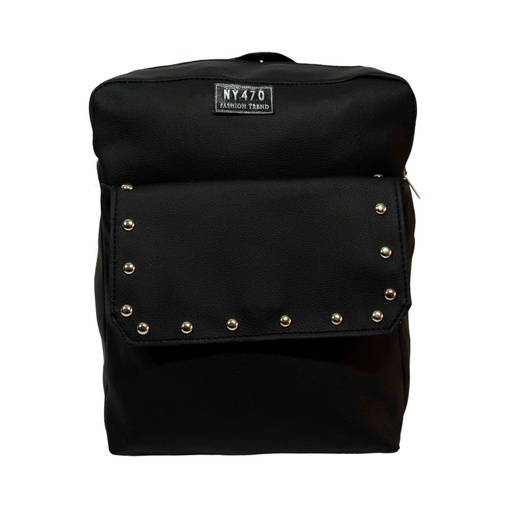 [43961] MOCHILA 13" CUERO PU CON TACHAS