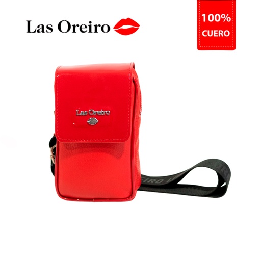 PORTACELULAR CON SOLAPA Y CORREA REGULABLE  LAS OREIRO