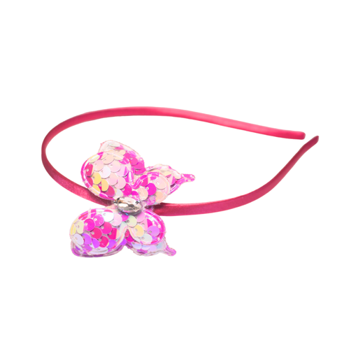 VINCHA CON APLIQUE MARIPOSA